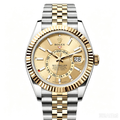 Rolex Sky-Dweller 336933 Oystersteel & Yellow Gold "Champagne Dial"