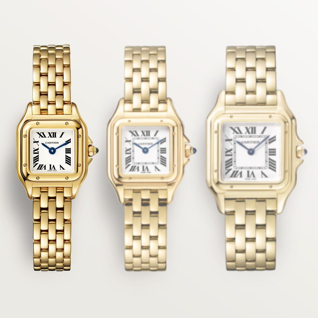 Panthère de Cartier Mini Model | 19mm, 18K Yellow Gold, Silver Dial, Ref. WGPN0048