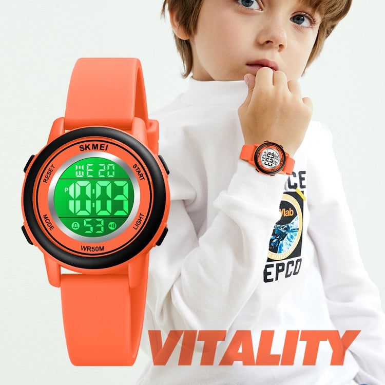skmei-1721-triplicate-round-dial-led-digital-display-luminous-silicone-strap-electronic-watchpeach-red