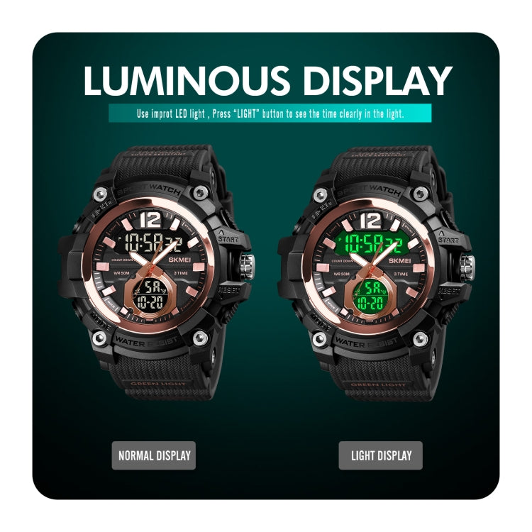 skmei-1725-three-time-led-digital-display-timing-luminous-electronic-watchred
