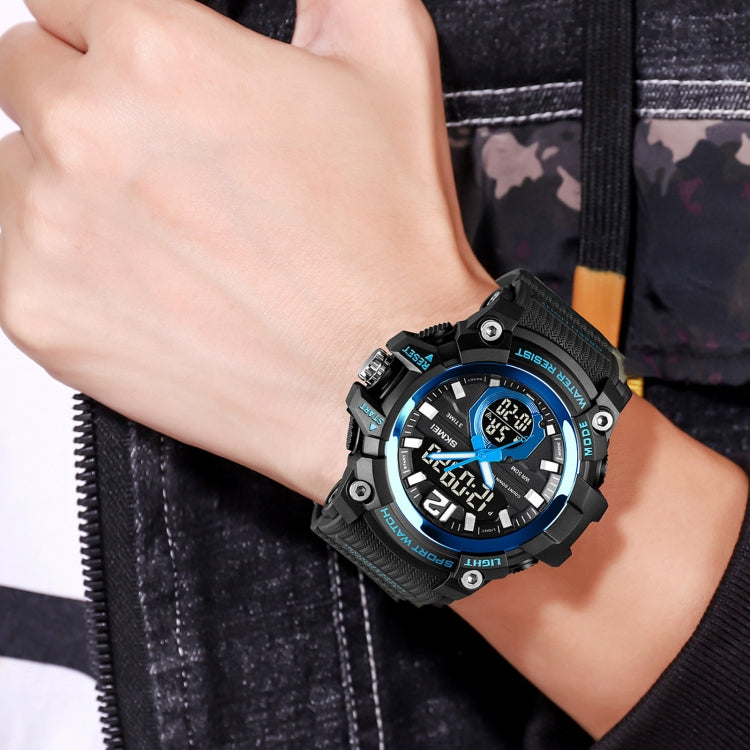 skmei-1725-three-time-led-digital-display-timing-luminous-electronic-watchred