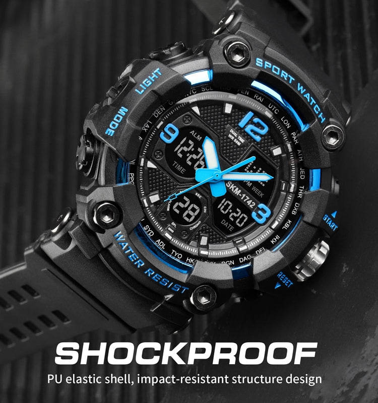 skmei-1742-four-screen-led-digital-display-luminous-sports-shockproof-electronic-watch-for-menblue