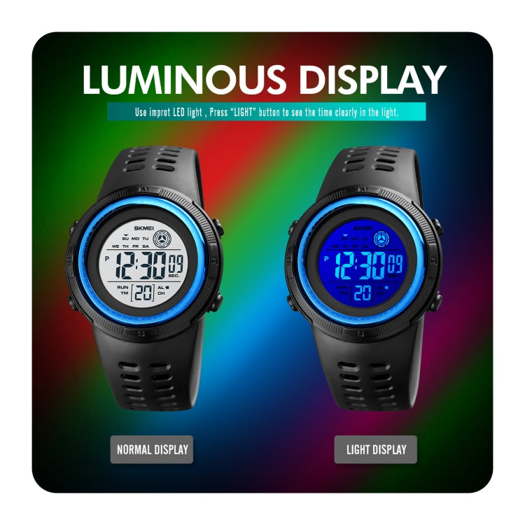 skmei-1773-triplicate-round-led-dual-time-digital-display-colorful-backlight-electronic-watchpink
