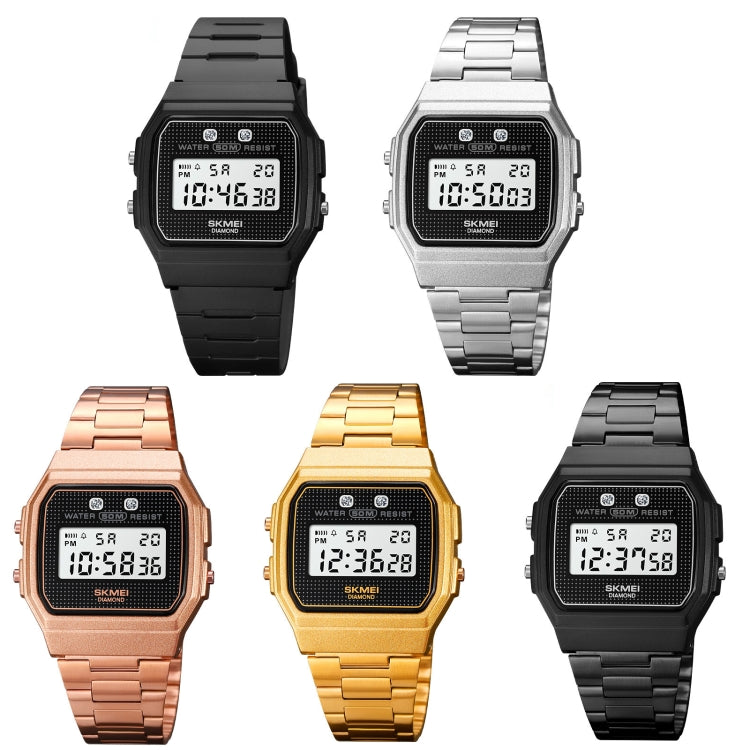 skmei-1952-resin-mirror-abs-case-waterproof-electronic-watchgolden-steel-belt