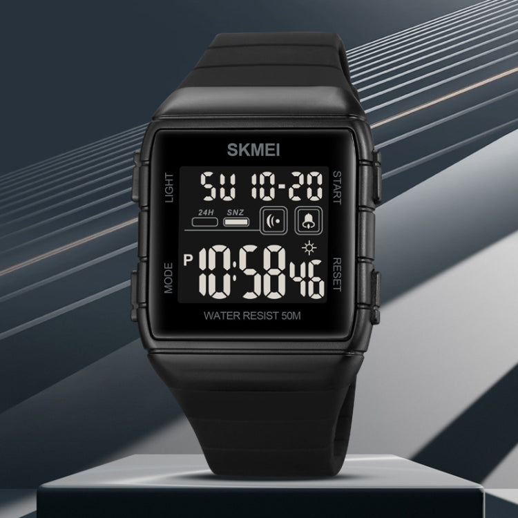 skmei-1960-stainless-steel-buckle-silicone-strap-waterproof-electronic-watchblack-gold