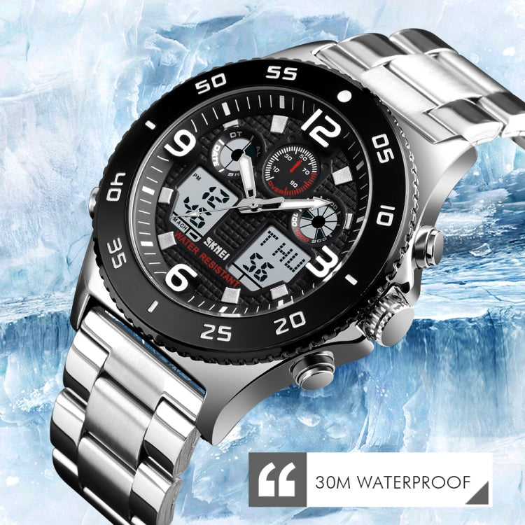 skmei-1538-multi-function-time-large-dial-steel-belt-men-casual-sports-electronic-watchsilver-steel-belt