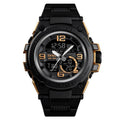 SKMEI 1452 Outdoor Sports Electronic Watch Multifunctional Waterproof Watch(Golden)