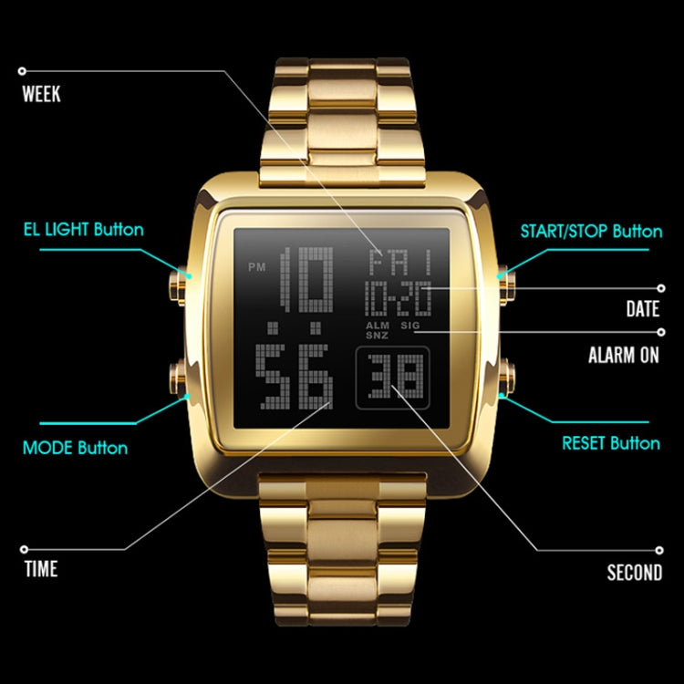 skmei-1369-retro-waterproof-gold-watch-men-steel-belt-luminous-square-watchsilver
