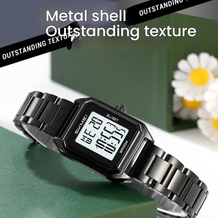 skmei-2493-small-women-electronic-watch-square-steel-strap-watch-style-gold-case-black