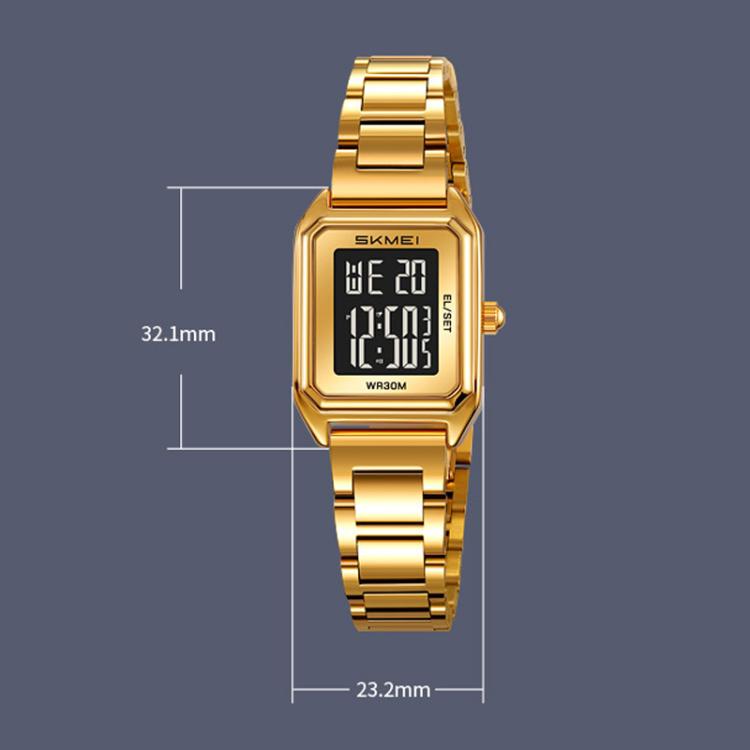 skmei-2493-small-women-electronic-watch-square-steel-strap-watch-style-gold-case-black