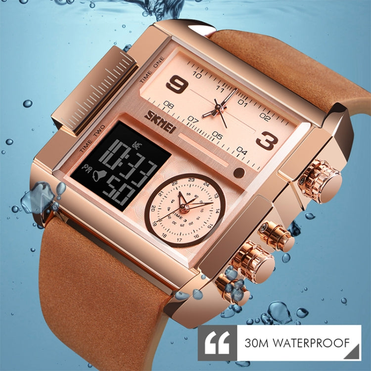 skmei-1391-multifunctional-men-business-digital-watch-30m-waterproof-square-dial-wrist-watch-with-leather-watchbandblack-coffee