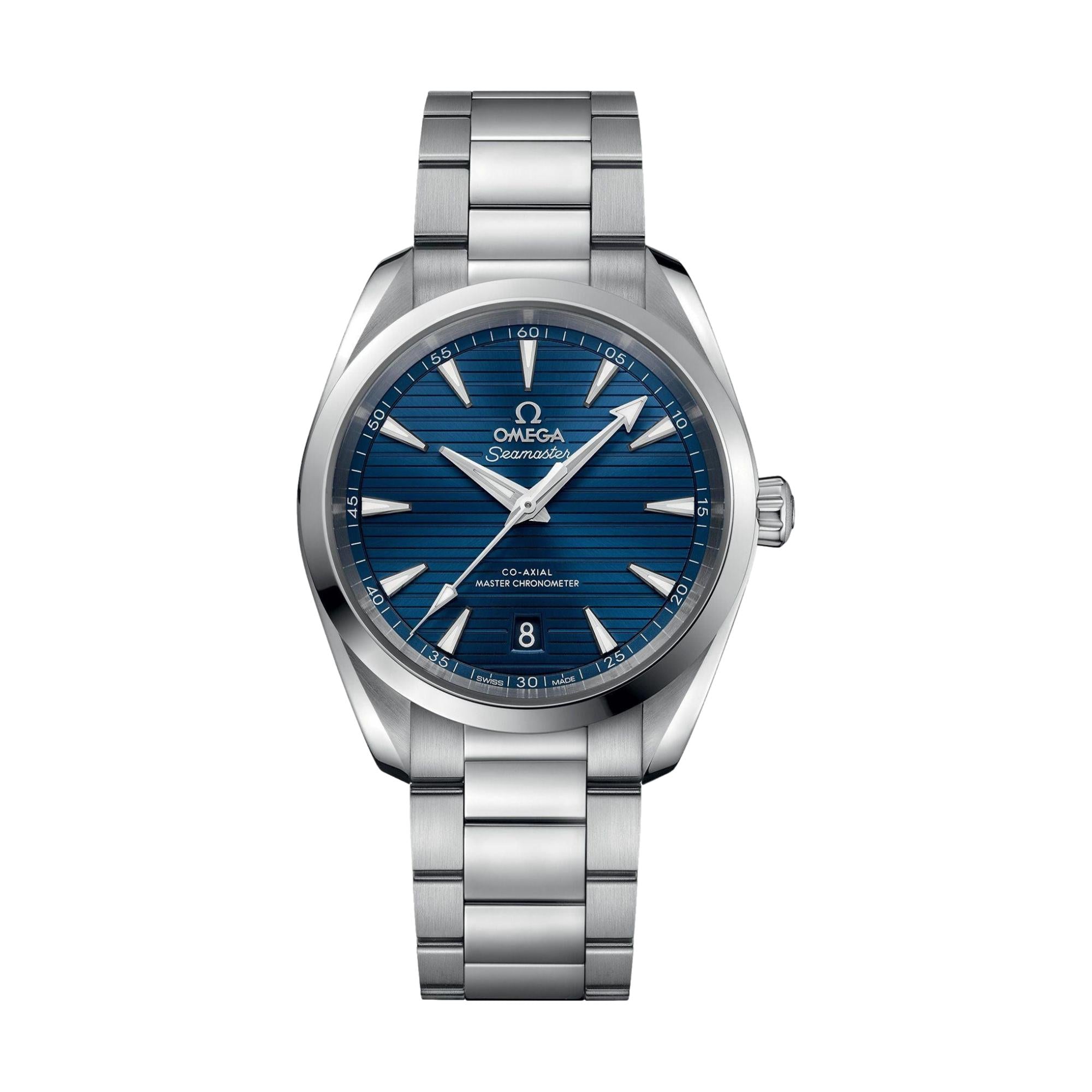 OMEGA Seamaster Aqua Terra 150M 38 mm - Blue on Bracelet